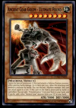 Ancient Gear Golem - Ultimate Pound Code of the Duelist COTD-EN099 MP YuGiOh TCG - Image 1