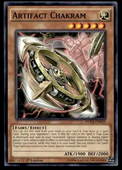 Artifact Chakram Duelist Alliance DUEA-EN033 MP YuGiOh TCG | Buy 10 Get 10 Free - Image 1