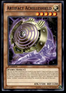 Artifact Achilleshield Primal Origin PRIO-EN015 MP YuGiOh TCG | Buy 10 Get 10 Fr - Image 1
