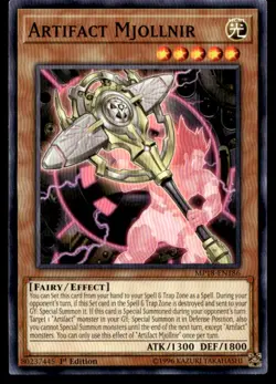 Artifact Mjollnir 2018 Mega-Tins Mega Pack MP18-EN186 MP YuGiOh TCG | Buy 10 Get - Image 1