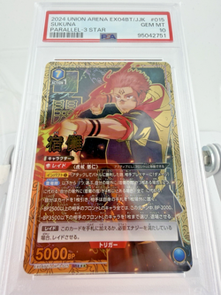 PSA 10 Sukuna SR Super Parallel 3 Star Jujutsu Kaisen Union Arena Japanese - Image 1