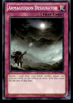 Armageddon Designator Judgment of the Light JOTL-EN080 MP YuGiOh TCG | Buy 10 Ge - Image 1