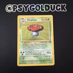 Pokemon TCG Vileplume Holo Rare Jungle Card 15/64 MP WOTC A12 - Image 1