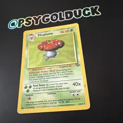 Pokemon TCG Vileplume Holo Rare Jungle Card 15/64 MP WOTC A12 - Image 3