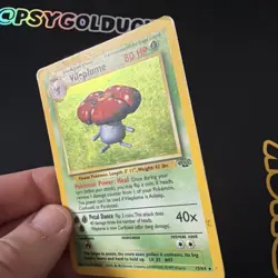 Pokemon TCG Vileplume Holo Rare Jungle Card 15/64 MP WOTC A12 - Image 4