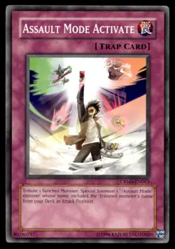 Assault Mode Activate Crimson Crisis CRMS-EN063 MP YuGiOh TCG | Buy 10 Get 10 Fr - Image 1