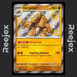 Garganacl - 178/091 - Shiny Rare - Paldean Fates - Pokemon Card - NM/M - Image 1