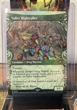 Valley Mightcaller (Showcase) Bloomburrow Foil MTG - Image 1