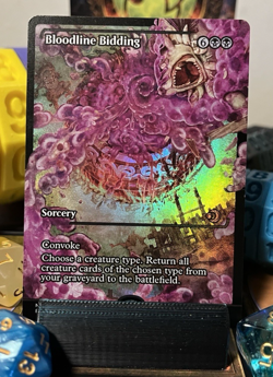 Bloodline Bidding (Showcase) Lorwyn Eclipsed Foil Mythic MTG - Image 1