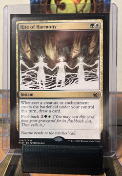 Rite of Harmony Innistrad: Midnight Hunt Regular Rare MTG - Image 1