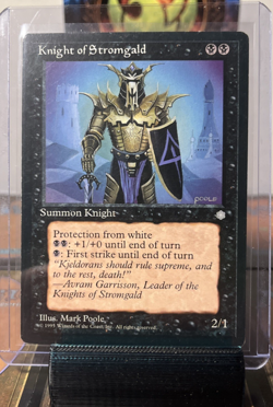 Vintage - 1995 - Knight of Stromgald Ice Age Regular MTG - Image 1