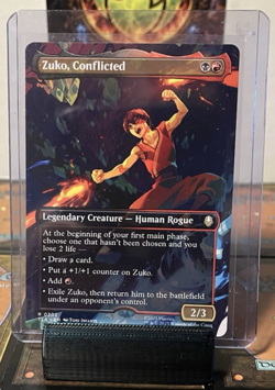 Zuko, Conflicted (Borderless) Avatar: The Last Airbender Regular Rare MTG - Image 1