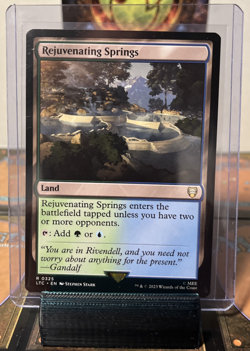Rejuvenating Springs Commander: the Lord of the Rings: Tales of Middle... MTG - Image 1