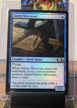 Faerie Miscreant Core Set 2020 Foil MTG - Image 1