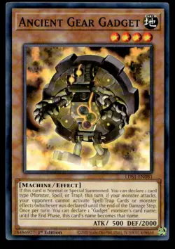 Ancient Gear Gadget Legendary Duelists: Season 1 LDS1-EN081 MP YuGiOh TCG | Buy - Image 1