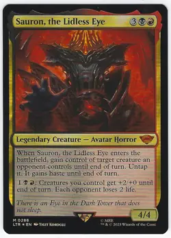 Sauron, the Lidless Eye MTG: LOTR: Tales Of Middle-Earth Mythic Foil - Image 1