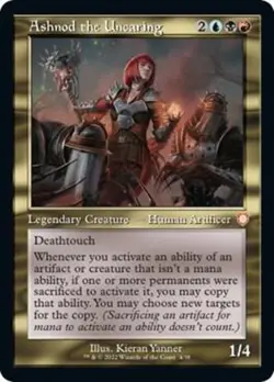 Ashnod the Uncaring (Retro Frame) FOIL NM #4 Commander MTG - Image 1