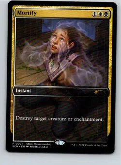 Magic the Gathering Mortify Store Championship Promo MTG Free Shipping! - Image 1