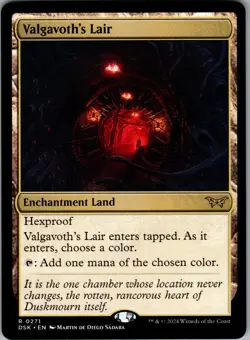 Valgavoth's Lair (R) #271 Duskmourn: House of Horror MTG NM - Image 1