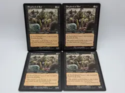 Shepherd of Rot Playset x4 Onslaught LP Zombie Cleric MTG Old Border - Image 2