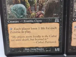 Shepherd of Rot Playset x4 Onslaught LP Zombie Cleric MTG Old Border - Image 5