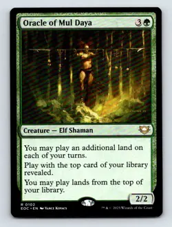 Oracle of Mul Daya R Commander: Edge of Eternities 102 NM - Image 1