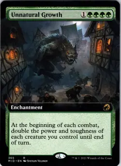 Unnatural Growth (Extended Art) 365 Innistrad: Midnight Hunt NM - Image 1