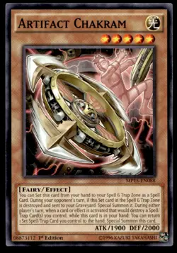 Artifact Chakram 2015 Mega-Tins Mega Pack MP15-EN088 MP YuGiOh TCG | Buy 10 Get - Image 1