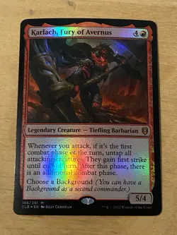 Karlach, Fury of Avernus FOIL NM - Commander Legends: Battle for Baldur's Gate - Image 1