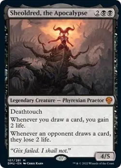 MTG English Sheoldred, the Apocalypse NM Normal Dominaria United - Image 1