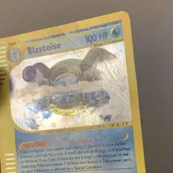 Pokemon TCG Blastoise 4/165 Expedition Base Set Holo Rare 100 HP 2002 - Image 2