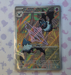 The Pokemon Company Swoobat Holo Illustration Rare 120/086 Sv: White Flare ENG - Image 1