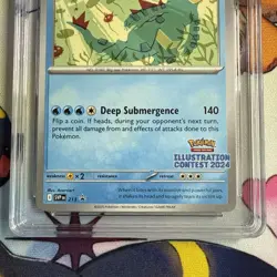 CGC 9 Mint Feraligatr Black Star Promo Illustration Contest 2024 SVP 213 Pokemon - Image 3