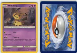 Mimikyu 58/145 Holo Holo Rare Guardians Rising Pokemon LP - Image 3