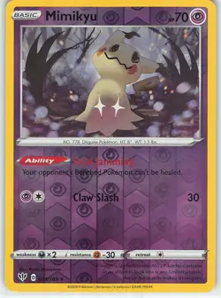 Mimikyu 081/189 Rare Darkness Ablaze Pokemon Reverse Holo NM Murayama - Image 1