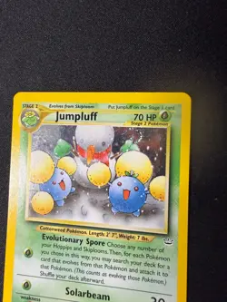 2001 POKEMON Jumpluff Neo Revelation 9/64 Holo SWIRL - Image 2