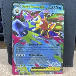 Pokemon Mega Starmie EX 021/088 XY Evolutions Ultra Rare Full Art Holo EN 330 HP - Image 1