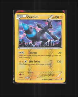 Zekrom 51/113 Holo Holo Rare Legendary Treasures Pokemon Near Mint - Image 1