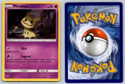 Mimikyu 58/145 Holo Holo Rare Guardians Rising Pokemon Lightly Played - Image 3