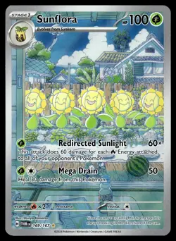 Sunflora 169/167 Illustration Rare Twilight Masquerade Pokemon Near Mint - Image 1