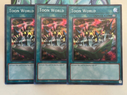 Yugioh 3x Toon World SRL-EN076 Spell Ruler Super Rare 25th Edition Near Mint - Image 2