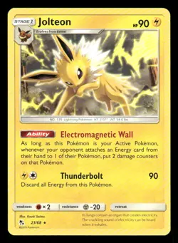 Jolteon 23/68 R Hidden Fates LP Pokemon - Image 1