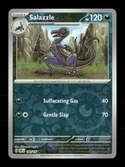 Salazzle 140/197 Obsidian Flames Reverse Holo NM/M Pokemon - Image 1