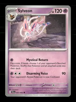 Sylveon 022/064 Shrouded Fable NM/M Pokemon - Image 1