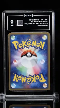 POKEMON JAPANESE HOLO CHARIZARD EX STARTER DECK 012/52 TAG 9 6 SWIRLS 🌀 - Image 2
