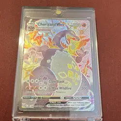 Charizard VMAX SV107/SV122 Shining Fates Shiny Vault Holo Full Art 2021 - Image 1