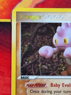 Tyrogue 33/115 Reverse Holo Rare Stamped Pokemon EX Unseen Forces Yuka Morii NM - Image 2
