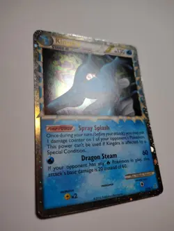 Pokemon TCG Unleashed 85/95 Kingdra Rare Prime Card Vintage Holo LP - Image 2