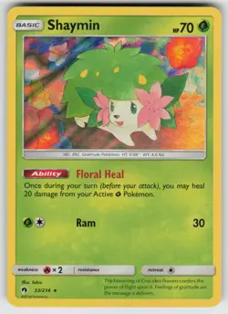 Holo Shaymin 33/214 Rare Lost Thunder Near Mint - Image 1