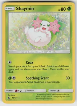 Holo Shaymin 15/156 Rare Ultra Prism Near Mint - Image 1